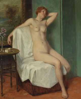 Female Nude Sitting